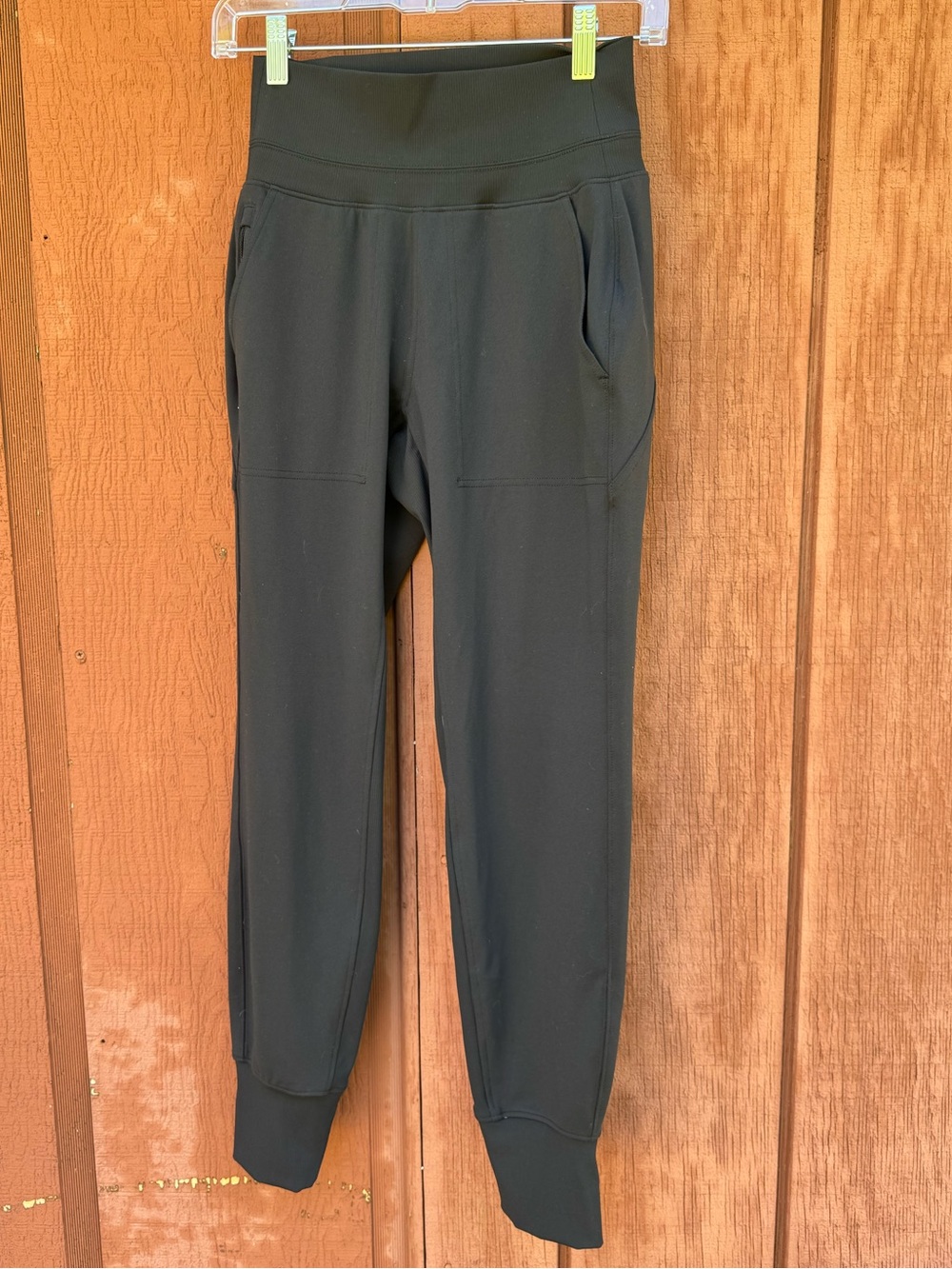 Athleta Venice High Rise Knit Joggers Slate Black - Size XXS
